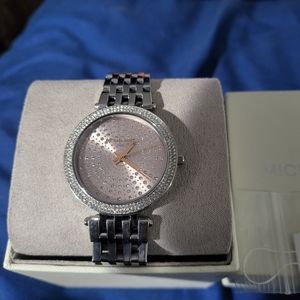 Michael Kors women's watch rhinestones pink face